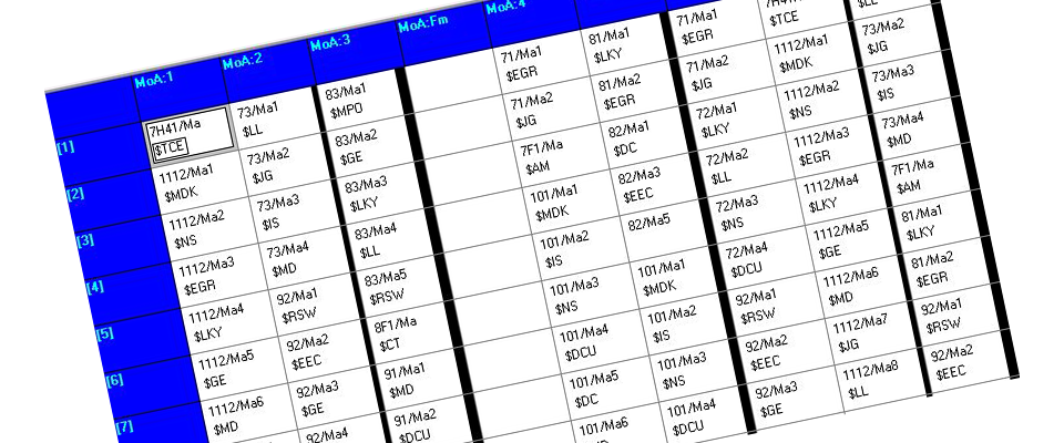 Advanced timetabling with 'Nova T6'