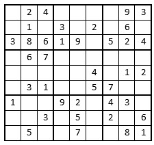 Sudoku puzzle - easy
